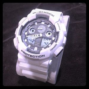 G-SHOCK GA-100LG White Watch